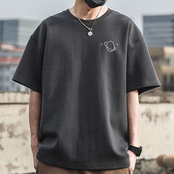 남성 여름 오버핏 패션 반팔 티셔츠 IS- TS 51 반팔티 데일리룩 - 상품 이미지