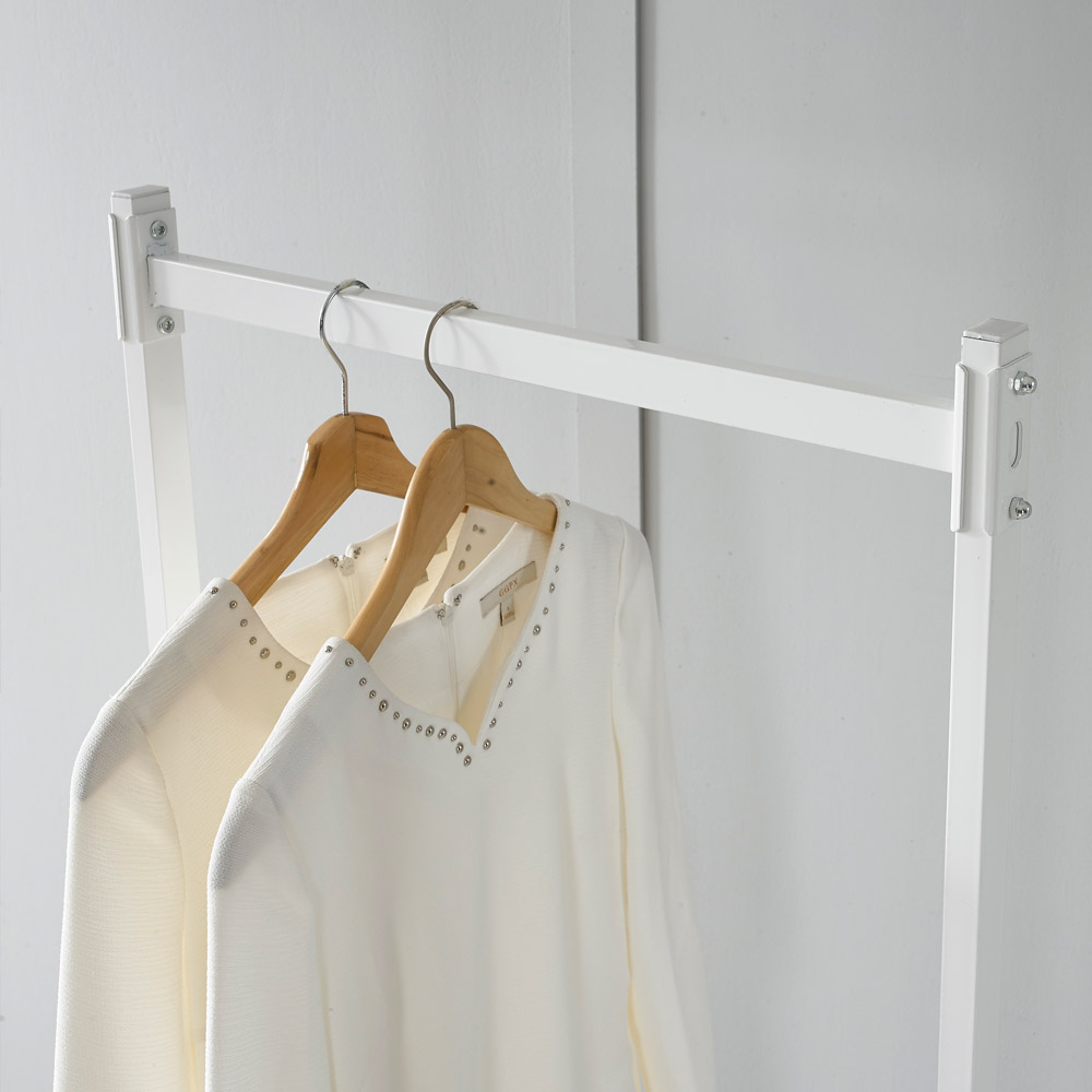 철제 1단 행거 스탠드 옷걸이 드레스룸 원룸 옷가게 옷장 400