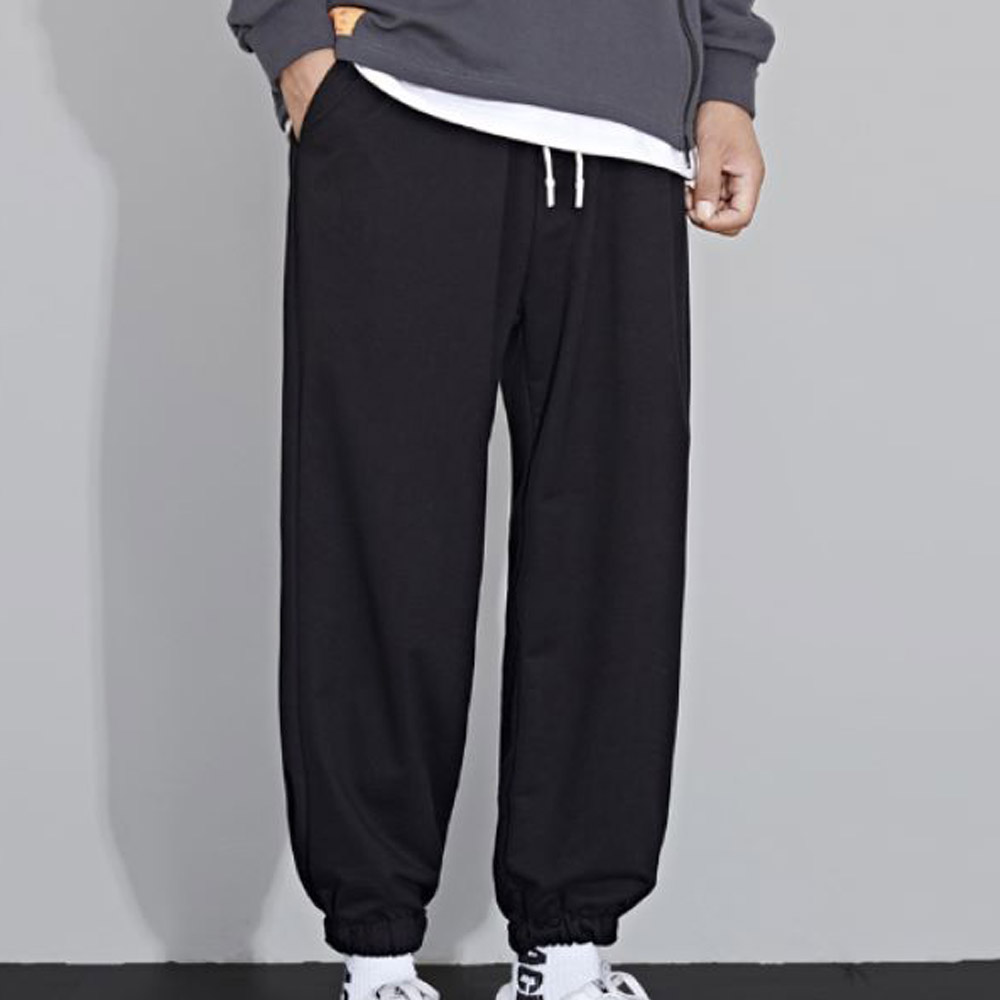 남성용 밑단 조거 밴딩 팬츠 트레이닝 데일리 바지 남자죠거 편한밴딩 고무줄 남자밴딩 - 상품 이미지