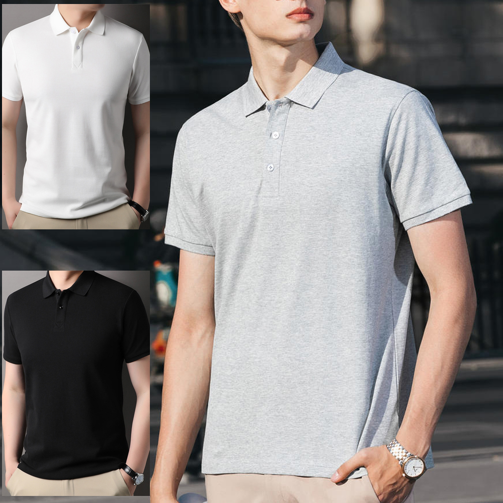 하이엔드 반팔 카라 티셔츠 베이직 무지 피케 폴로 카라티 PK 남자 단체 반팔티 여름