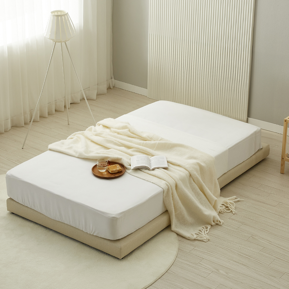 저상형 무헤드 침대프레임 침대 파운데이션 낮은 평상형 프레임 SS