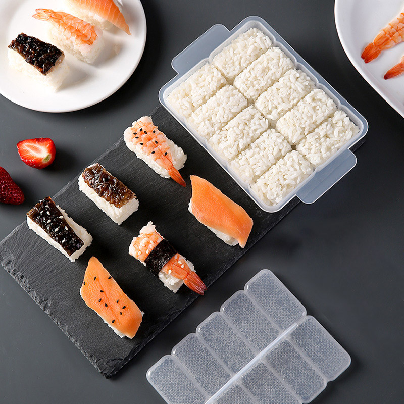 한입 미니 초밥틀 스시틀 주먹밥틀 10구 스시만들기 도시락 김밥틀 모양 쉽게만드는 - 상세 이미지 3