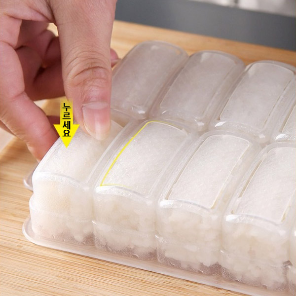 한입 미니 초밥틀 스시틀 주먹밥틀 10구 스시만들기 도시락 김밥틀 모양 쉽게만드는 - 상세 이미지 5