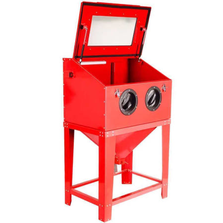 모래 샌딩기 에어 녹제거 연마기 고압 불순물 블라스트 도장 부스 1. KY-200X