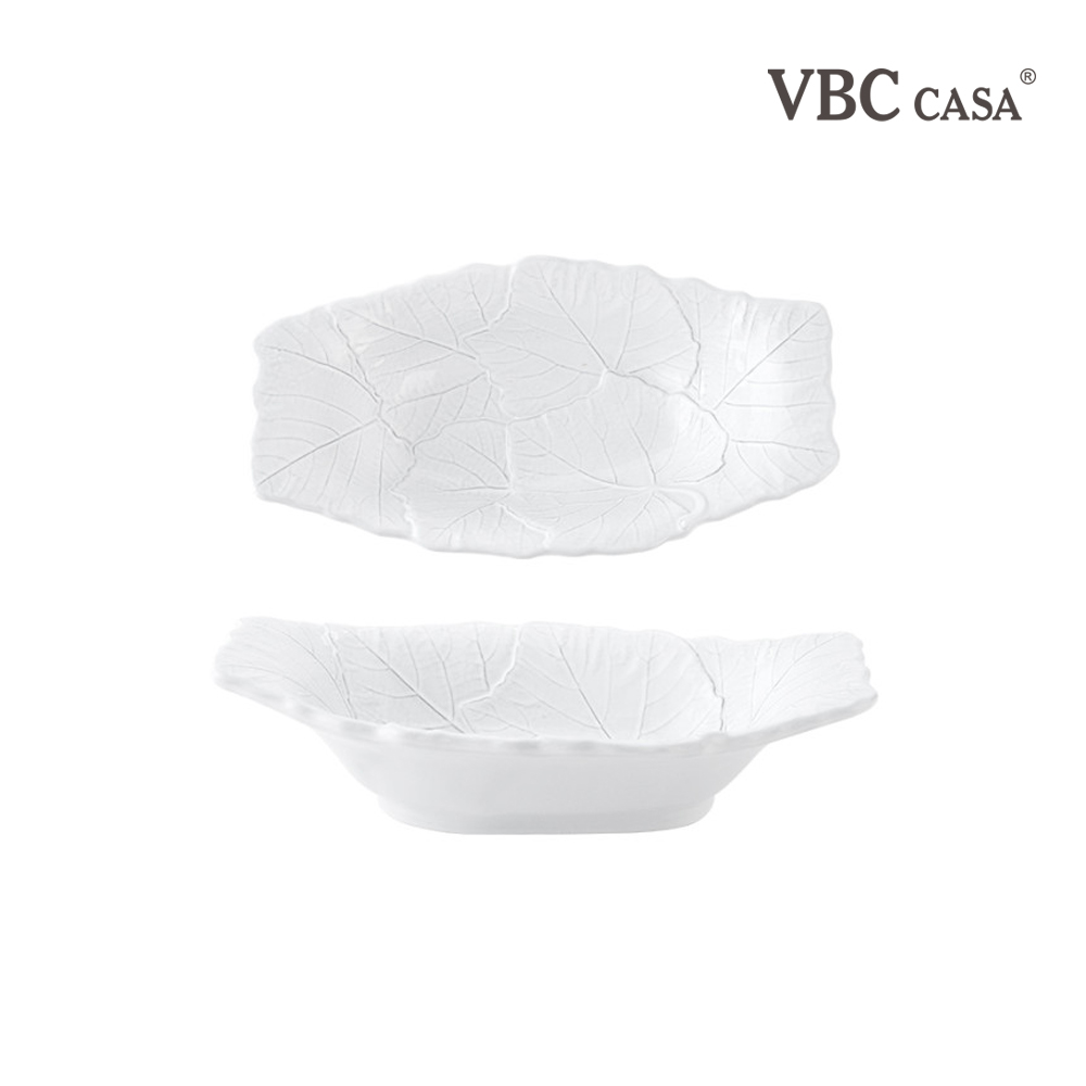 VBC까사 까메오 이태리 빈티지 수입 그릇 / 26cm, 리프 그라탕볼(S) - 상세 이미지 3