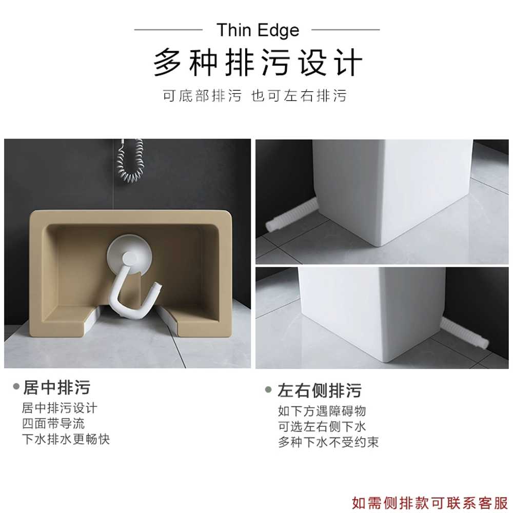 걸레개수대 화장실 공장 세척통 대형 학교 마대 카페 L-50(사이즈 디자인 사진참조) - 상세 이미지 3