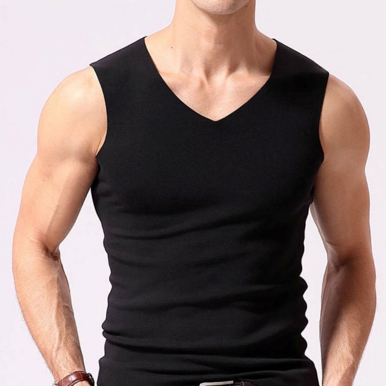 따뜻한 피치 기모 소재 방한 데일리 남자 보온 런닝 이너 나시 겨울 이너웨어 나시티