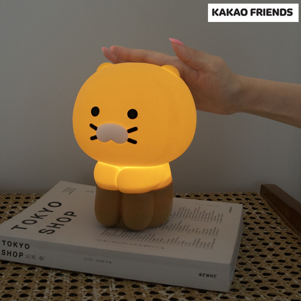카카오 춘식이 무드등 실내등 실리콘터치 수면등 - 상품 이미지