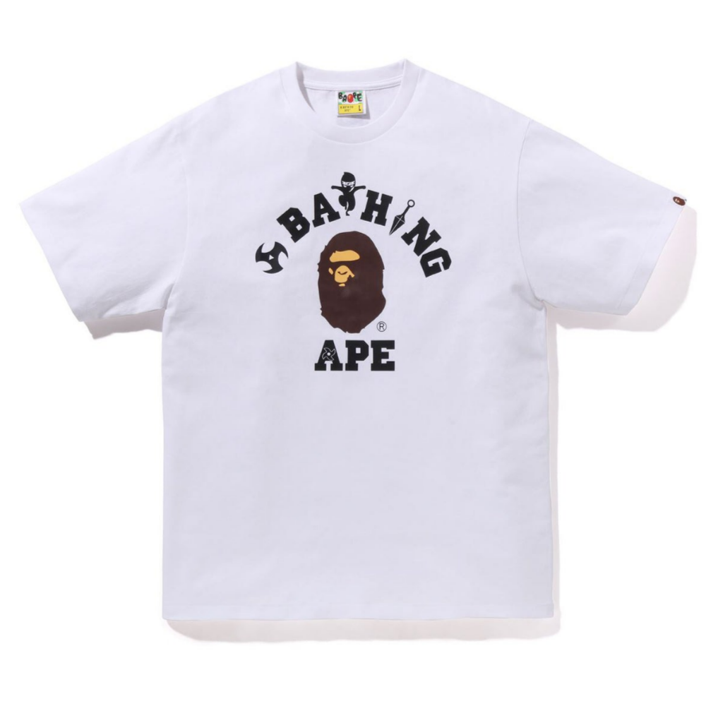 베이프 반팔티 NINJA COLLEGE TEE 3월 4주차 신상 1L22-110-017 - 상품 이미지