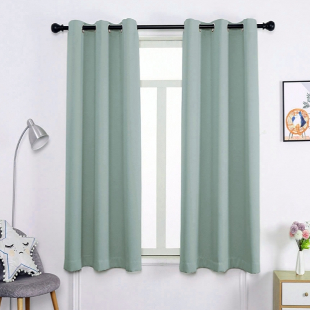 작은방 암막커튼 소형 원룸 짧은커튼 창문 가리개 2장세트