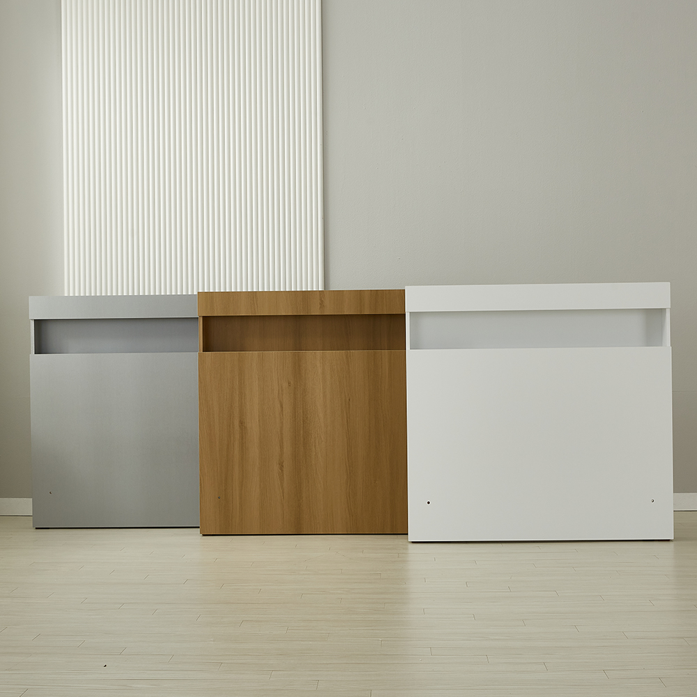 국산 LED 조명 침대 헤드 보드 선반 틈새 수납 벽보드 침대머리판