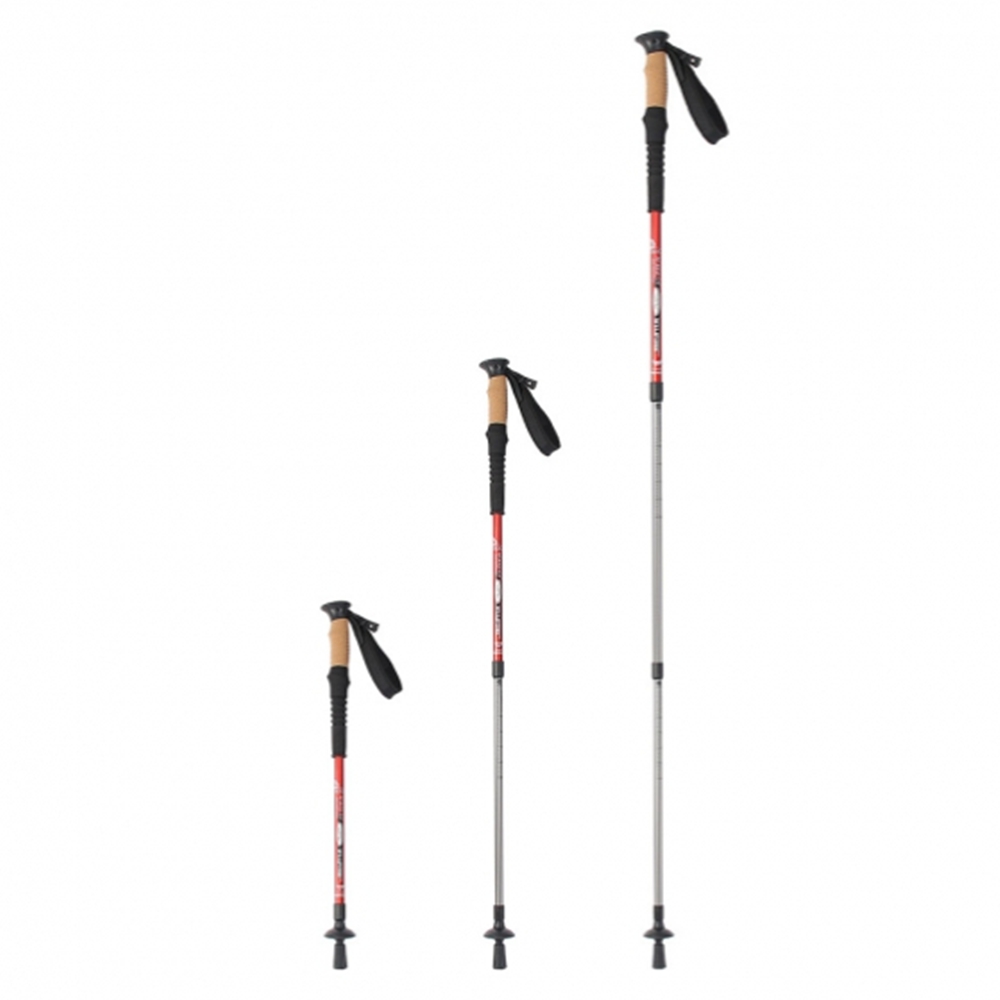 3단 길이조절 등산스틱 등산폴대 어르신 미끄럼방지 그립 지팡이
