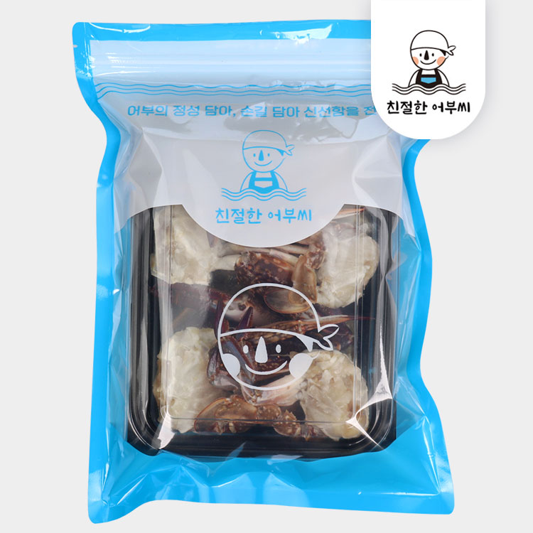 국내산 절단 손질꽃게 암꽃게 알베기 급냉 숫꽃개 친절한어부씨 - 상세 이미지 3