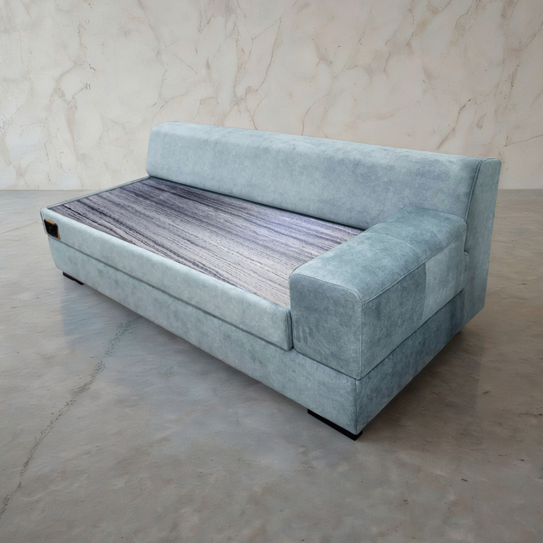 브리즈스톤 킹마담건강침대 스퀘어2000 3인용 돌쇼파 청맥반석