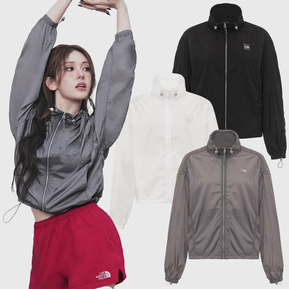 노스페이스 여성 초경량 바람막이 데일리 셔링 자켓 NJ3LR33J
