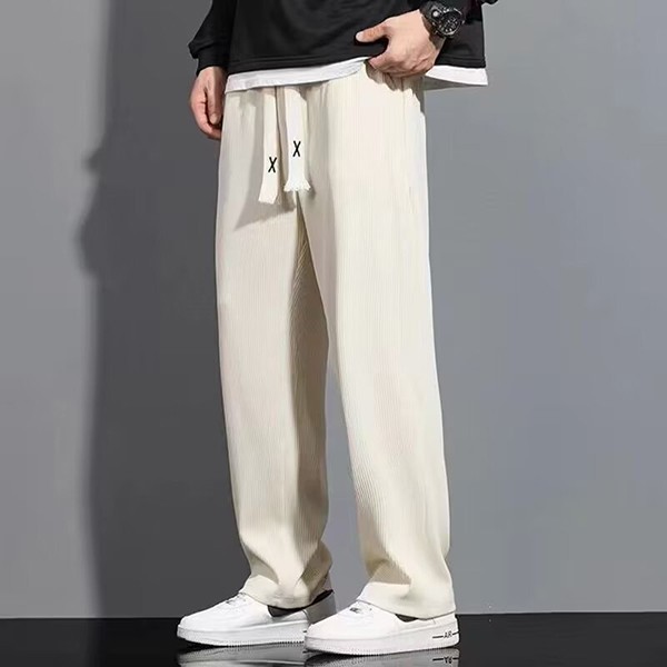 여름 가벼운 데일리 일자 면바지 IS- PA 83 남성밴딩 팬츠 패션 - 상품 이미지