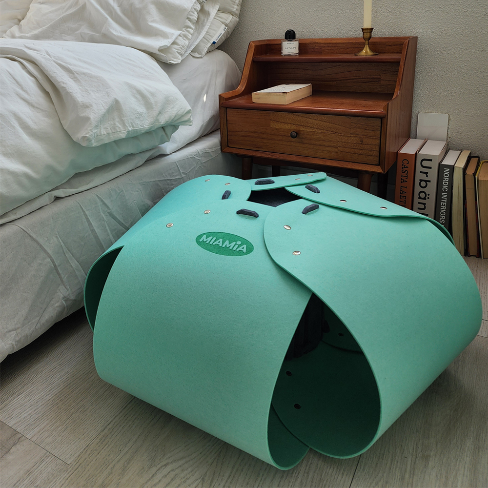 MIAMIA 플라워 고양이 숨숨 터널 집 캣 장난감 놀이터 미로