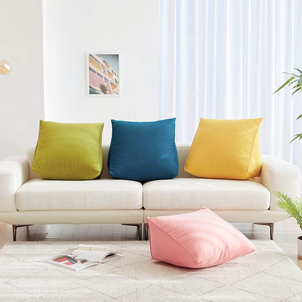 팜데코 침대 등받이쿠션 삼각 쇼파 일반형