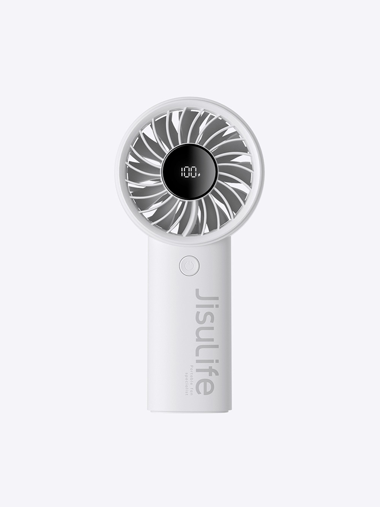 5000mAh 휴대용 손 선풍기 소형 무선 미니 선풍기 손풍기 LIFE4 라이트그레이 - 상세 이미지 5
