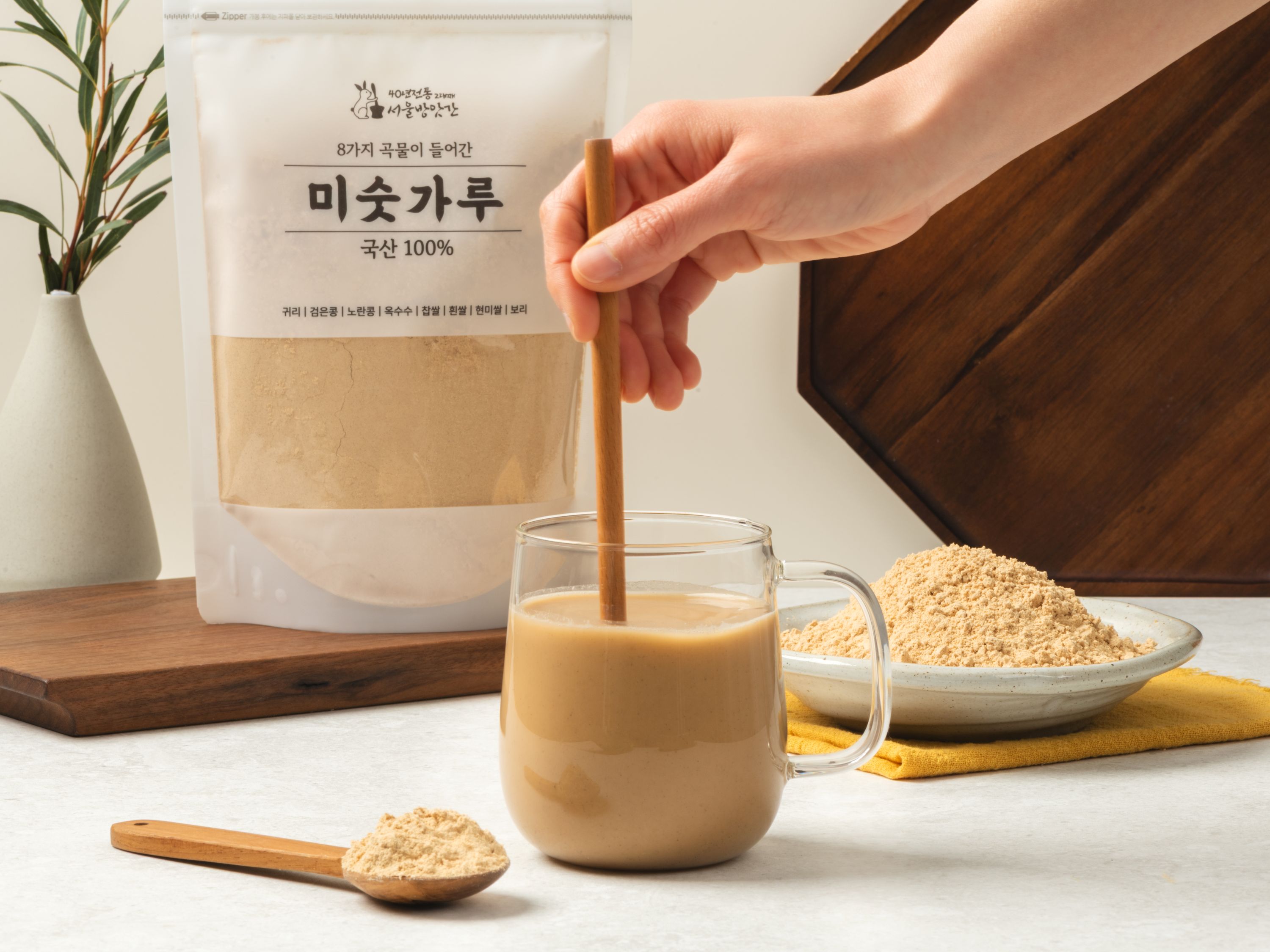 국산 8곡 미숫가루 선식 아침 식사대용 500g - 상세 이미지 4