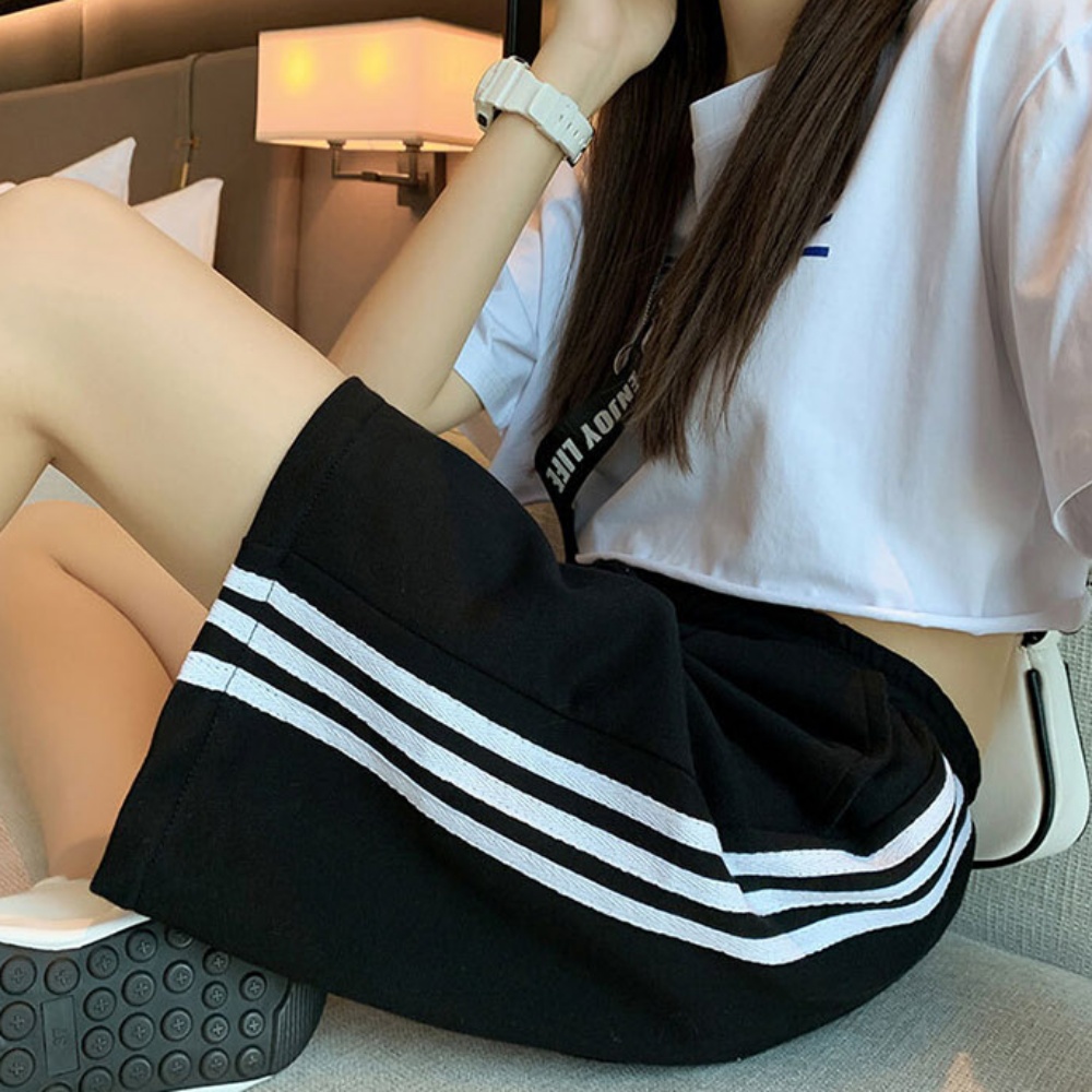 여성 편한 트레이닝 바지 데일리 운동 캐주얼 반바지 팬츠 - 3컬러 여자 여행 캐주얼룩 - 상품 이미지