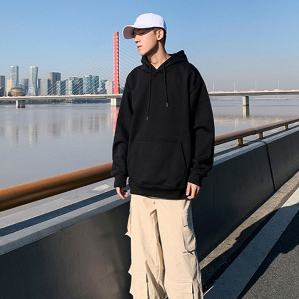 후드 티셔츠 무지 긴팔 기모 안감 커플 IS- TS 02 트러커 자켓 남성 남자아 우터