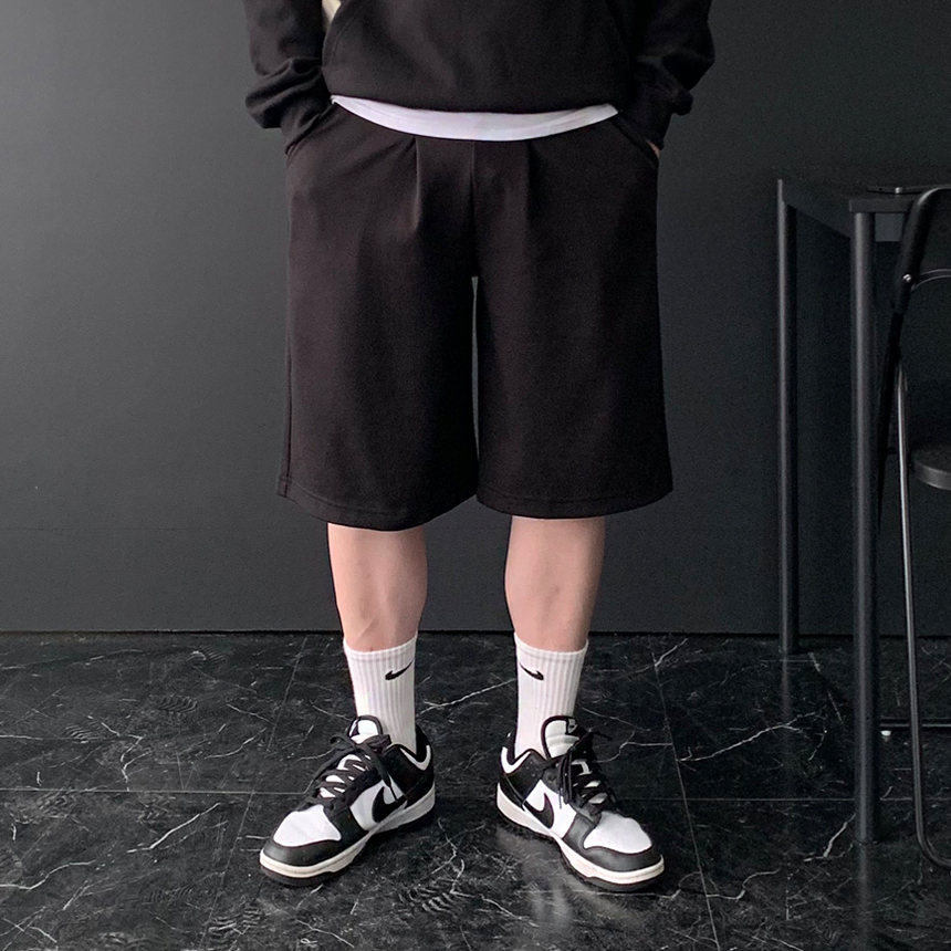 남자버뮤다팬츠 6부반바지 회색반바지 - 상세 이미지 3