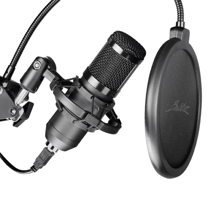 브리츠 올인원 고성능 콘덴서 마이크 유튜브 개인방송 음악녹음 BZ-STM530