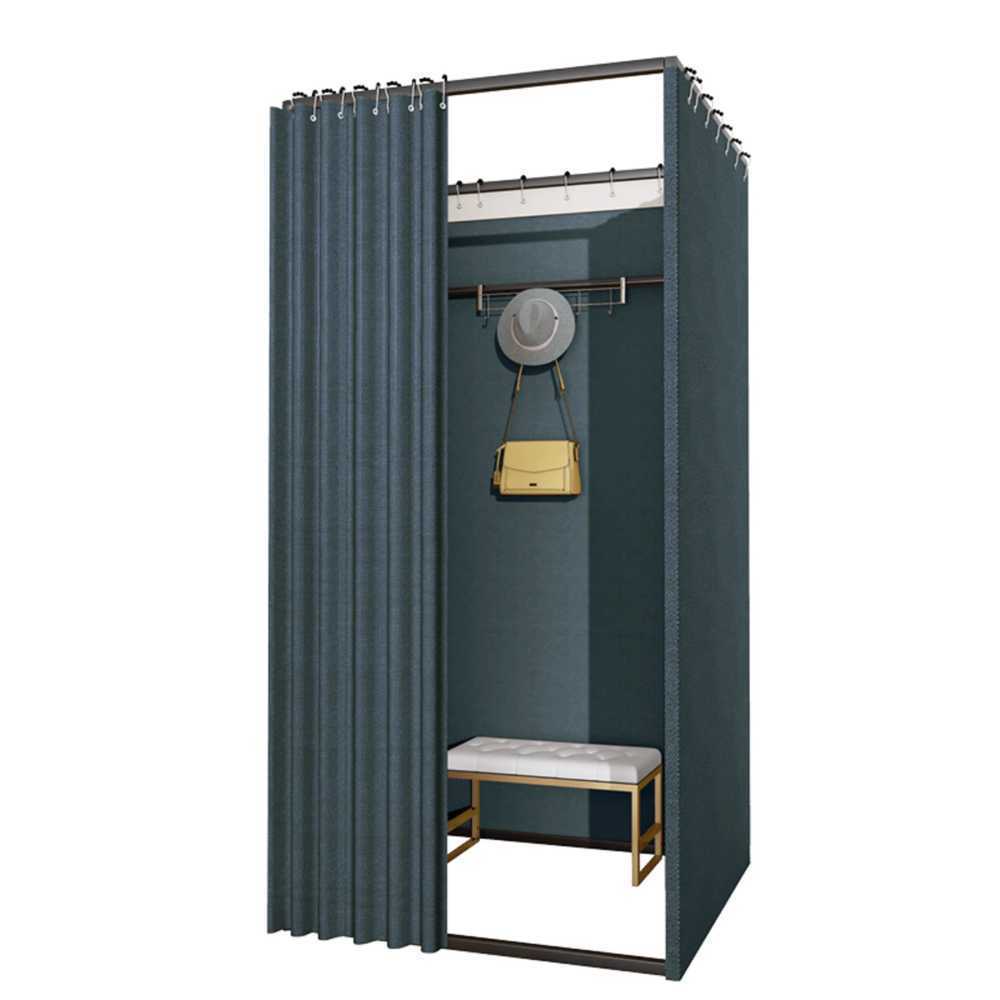 간이 탈의실 병원칸막이 피팅룸 아울렛 가림막 부스 80x80cm - 상품 이미지