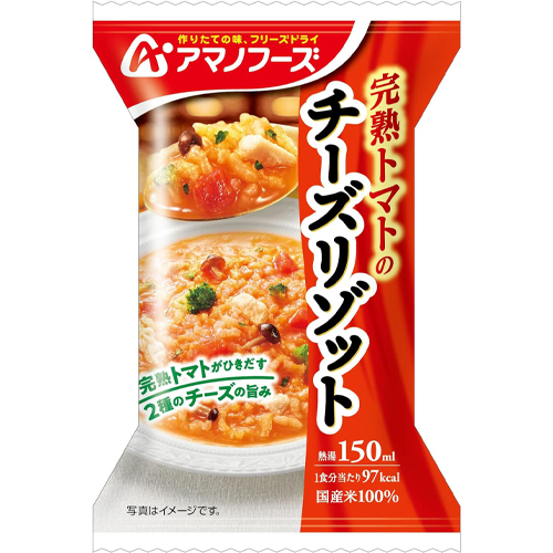아마노푸드 완숙 토마토 치즈 리조또 / 일본 동결건조 식품 - 상품 이미지