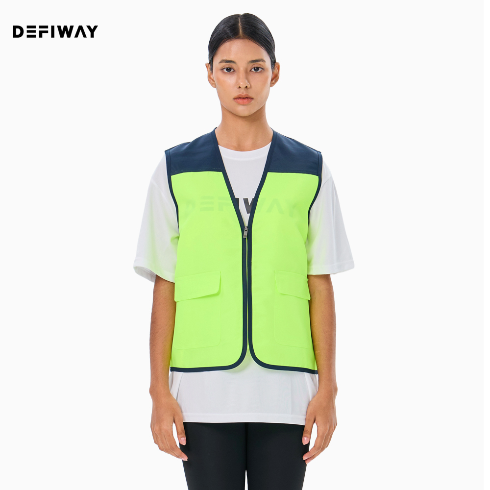 DV 330 타 스란 배색 조끼 배식 베스트 단체 이벤트 DEFIWAY - 메인 이미지
