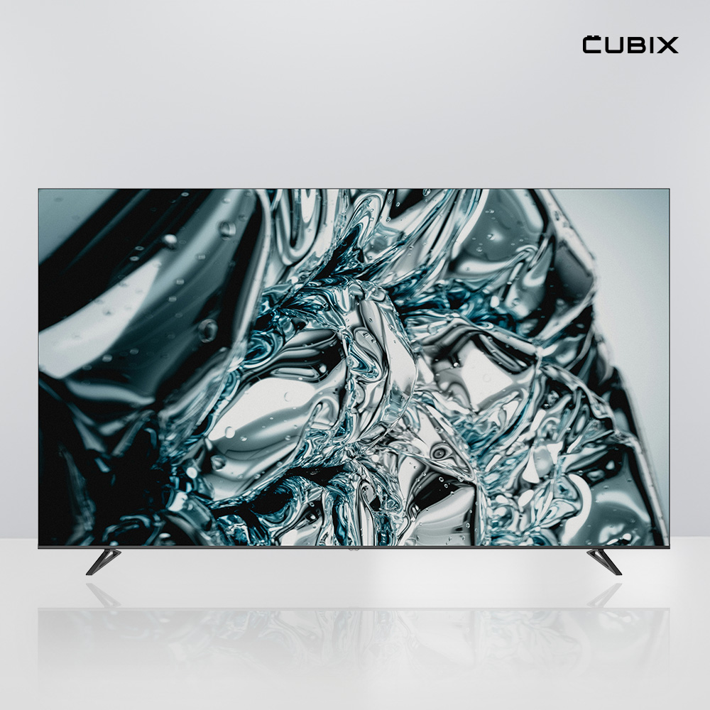 큐빅스 구글 스마트 QLED 139cm(55인치) UHD 4K TV 에너지효율 1등급 - 상세 이미지 2