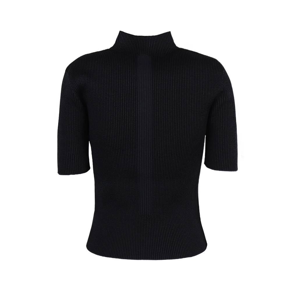 [25SS CFCL] 씨에프씨엘 여성 포트레이트 숏 슬리브 탑 CF009KN079 BLACK - 상세 이미지 2