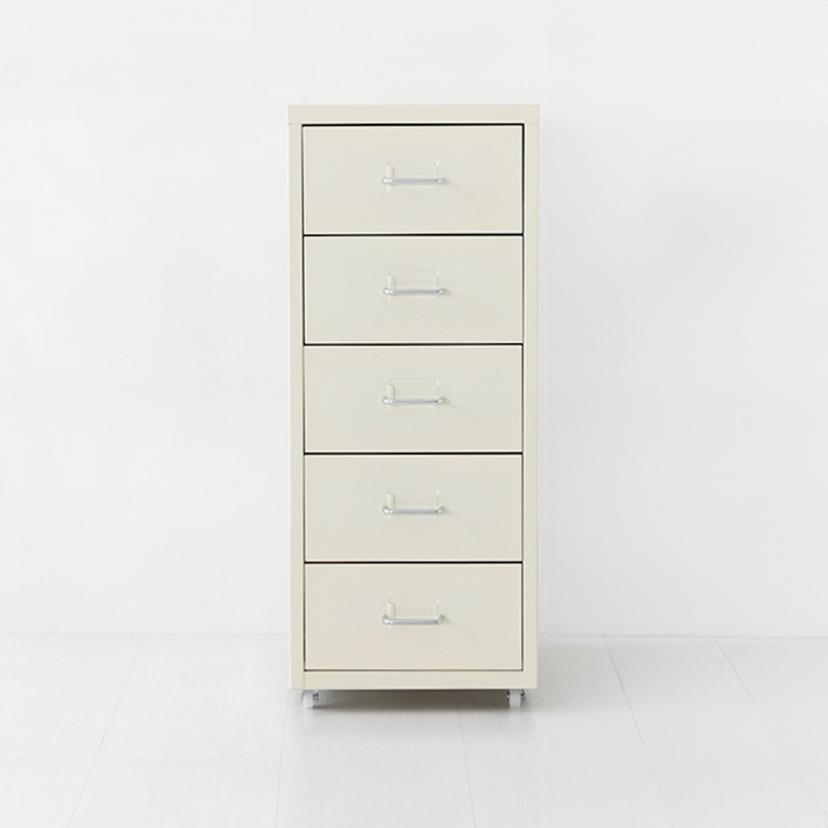 피하 서랍장 280x410x685mm, 5단, 크림 0657.3741 - 메인 이미지