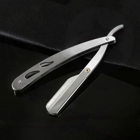 면도기 일자 이발 가위 수염 정리 면도 관리 날 날카로운