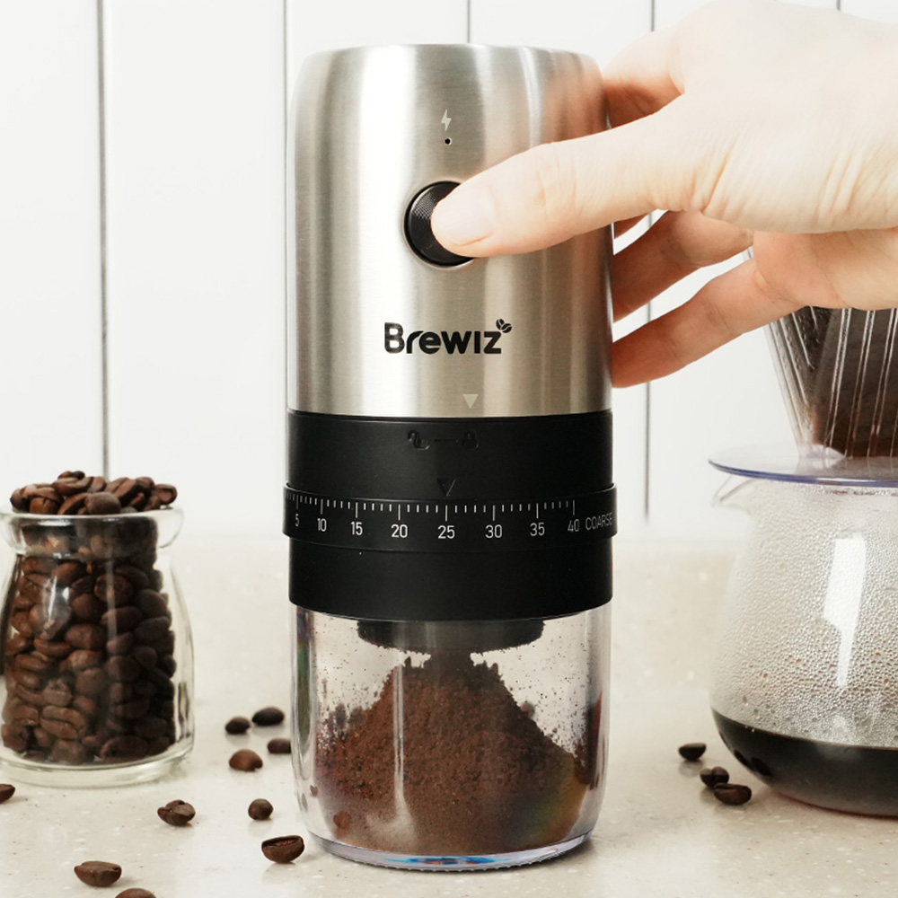 커피그라인더 무선 원두 40단계 분쇄기 전동 가정용 휴대용 자동