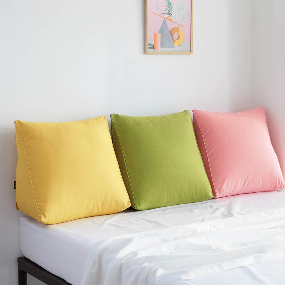 팜데코 침대 등받이쿠션 삼각 쇼파 일반형