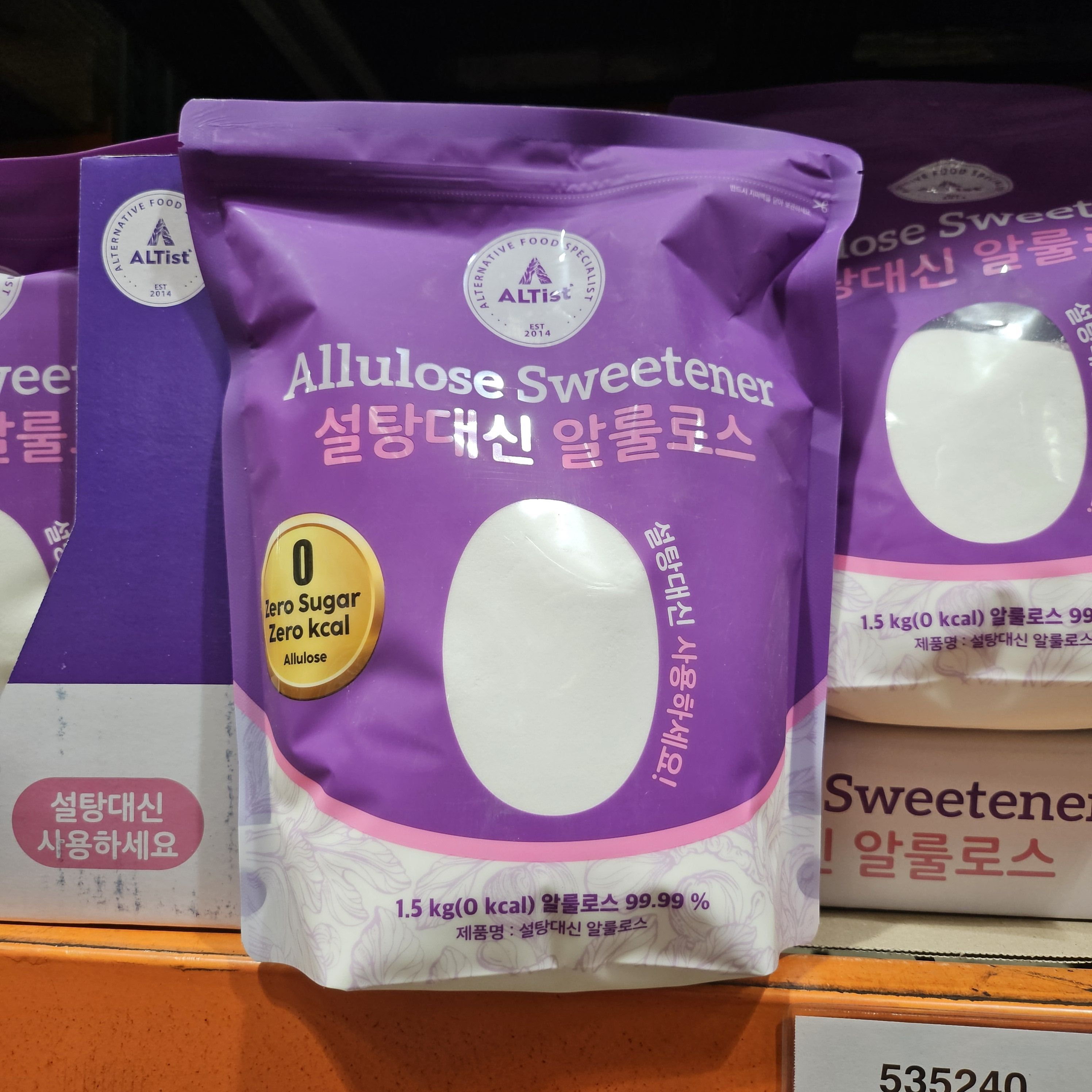 코스트코 알룰로스 설탕대신 대체 저당 대체설탕 1.5kg - 상품 이미지