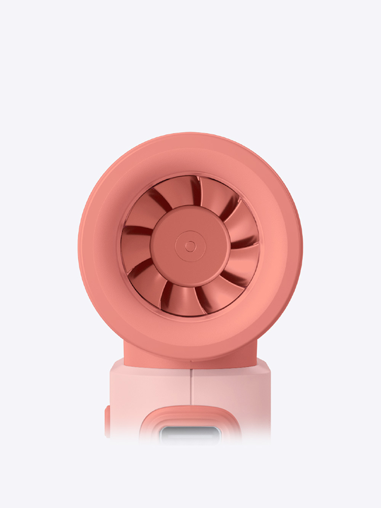 5000mAh 휴대용 손 선풍기 소형 무선 미니 선풍기 손풍기 LIFE9 파스텔핑크 이미지 7