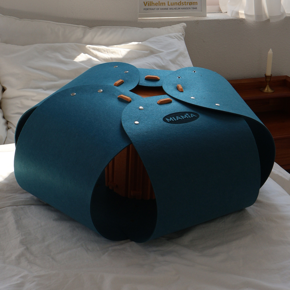 MIAMIA 플라워 고양이 숨숨 터널 집 캣 장난감 놀이터 미로