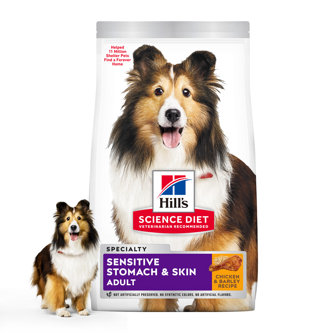 힐스 강아지 건강고민별 사료 센서티브 스토막 앤 스킨 1.8kg