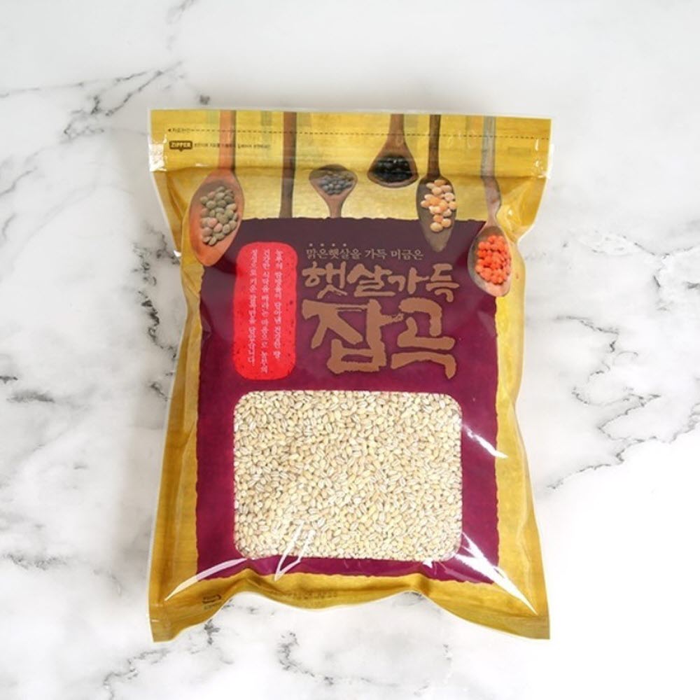 꽁보리밥 늘보리쌀 겉보리쌀 늘보리밥 꽁보리쌀 보리차용 효능 국산 25년 햇보리 2kg - 상세 이미지 2