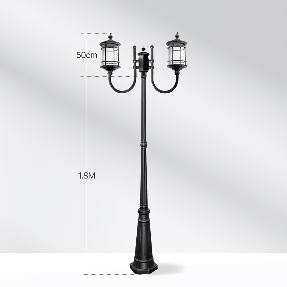전기가로등 외등 보안등 공원 아파트 산책로 카페 도로 가로등 LED 잔디등 기둥 1.4m - 상세 이미지 5