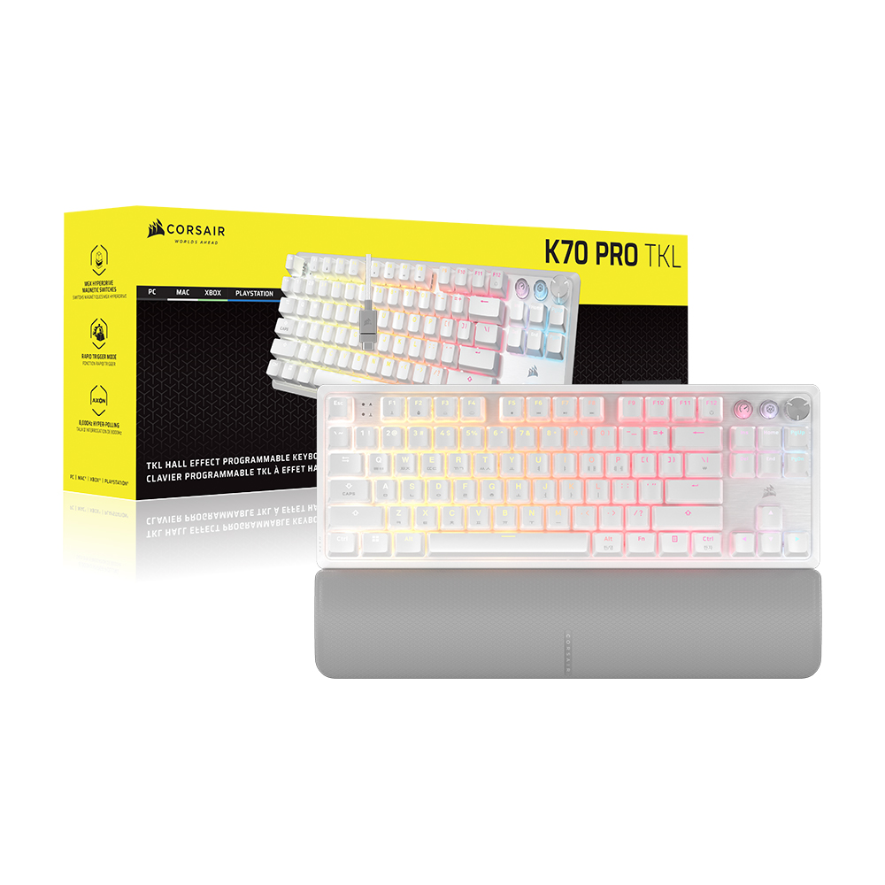 커세어 K70 PRO TKL MGX 래피드 트리거 무소음 자석축 8K 게이밍 기계식 매크로 이미지 7
