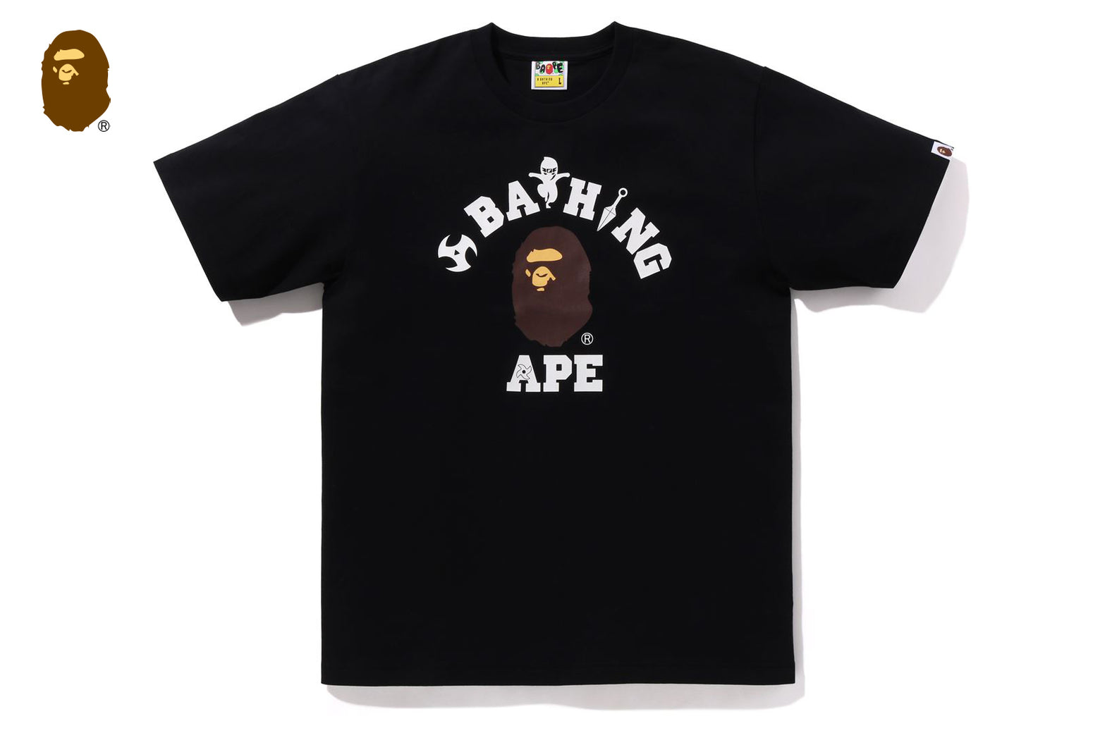 베이프 반팔티 NINJA COLLEGE TEE 3월 4주차 신상 1L22-110-017 - 상세 이미지 2