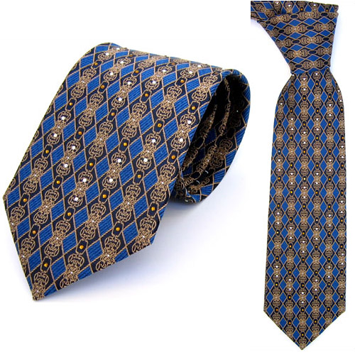 큐빅 실크 넥타이 선물용 최고급 수동 넥타이 디자인 49