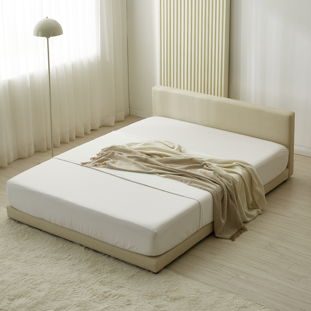 저상형 무헤드 침대프레임 침대 파운데이션 낮은 평상형 프레임 SS