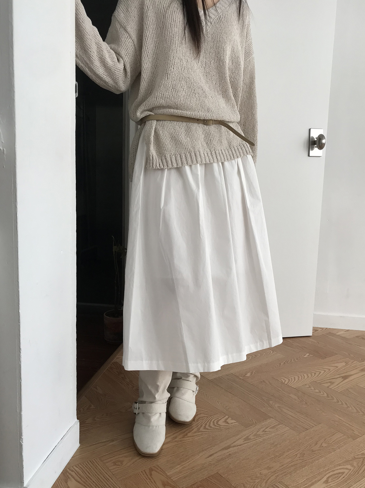 [미엔느] noi skirt / 노이 스커트 (2col) 상세 이미지 12