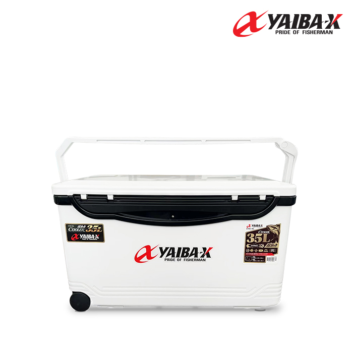야이바엑스 72시간 보냉 KYSC-35L 35리터 화이트 캐리어 쿨러 아이스박스 어깨끈포함 - 메인 이미지
