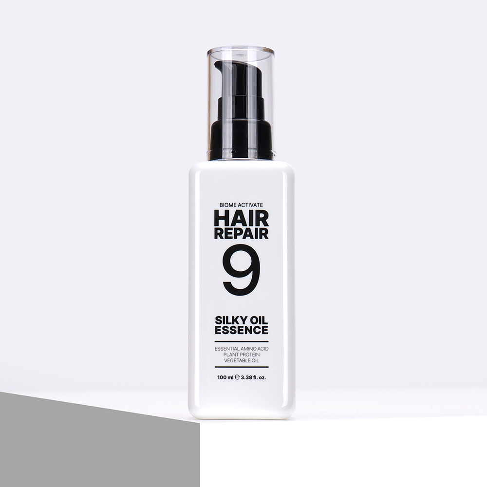 [바액] 헤어리페어9 실키오일에센스 [100ml] 극손상모 단백질코팅 윤기코팅 엉킴방지 아미노산 아르간커넬오일